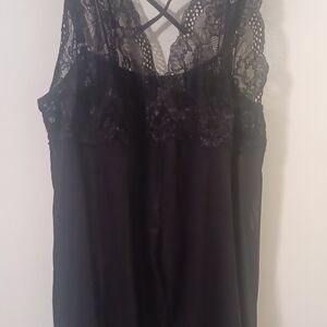 Fashion Nova Midnight Lace Chemise